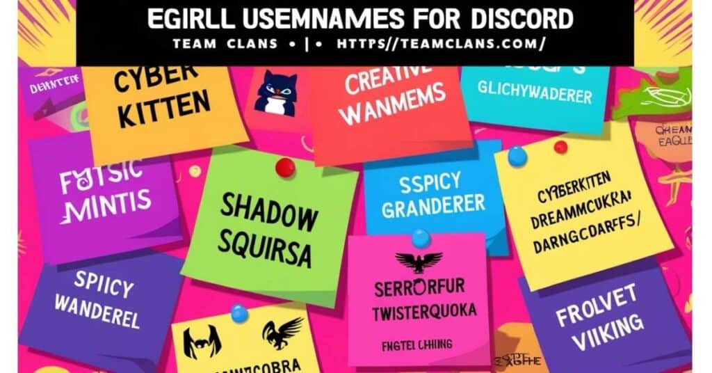 eGirl Usernames for Discord