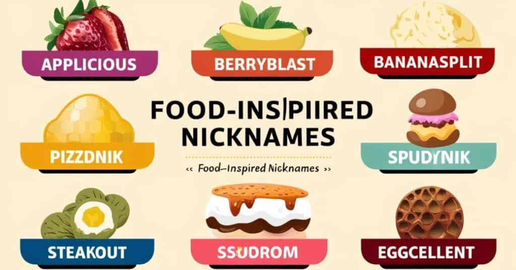 🍔 Food-Inspired Nicknames