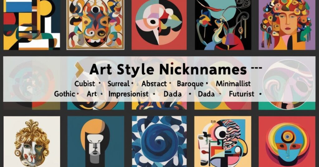 🎨 Art Style Nicknames