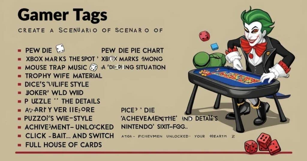 🎮 Gamer Tags