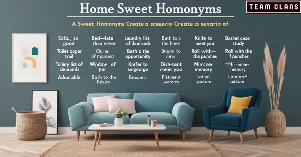 🏠 Home Sweet Homonyms