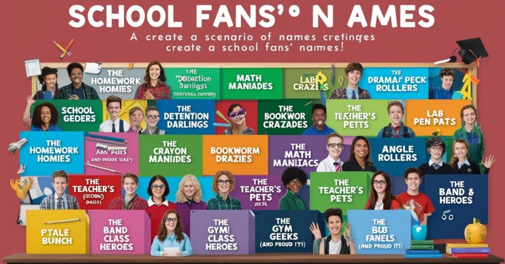 📚 School Fans' Names