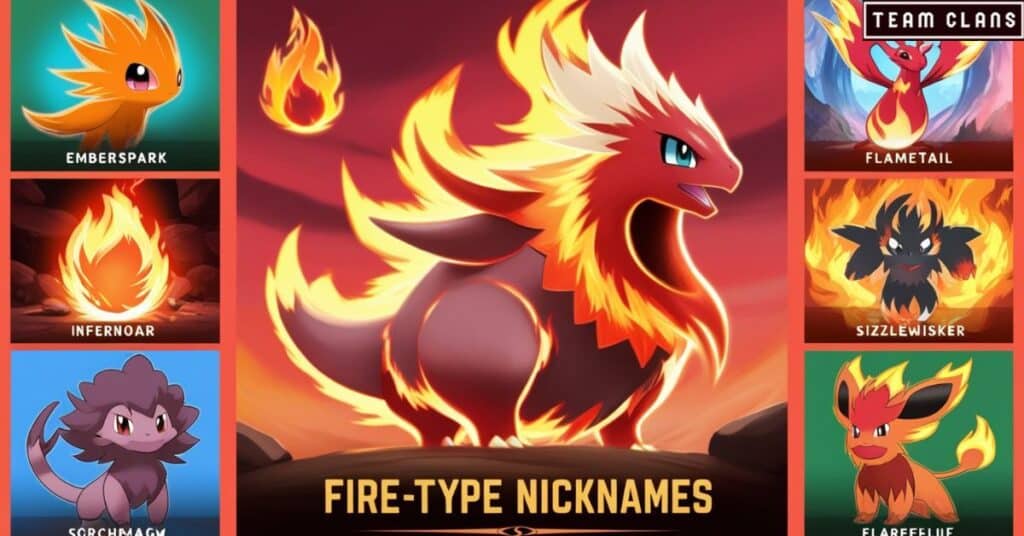 🔥 Fire-Type Nicknames