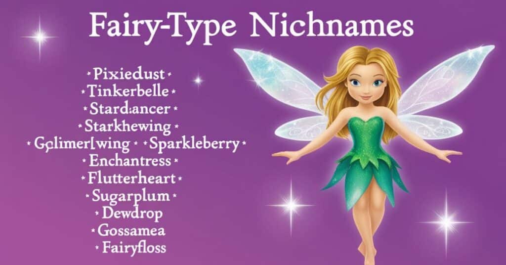 🧚 Fairy-Type Nicknames