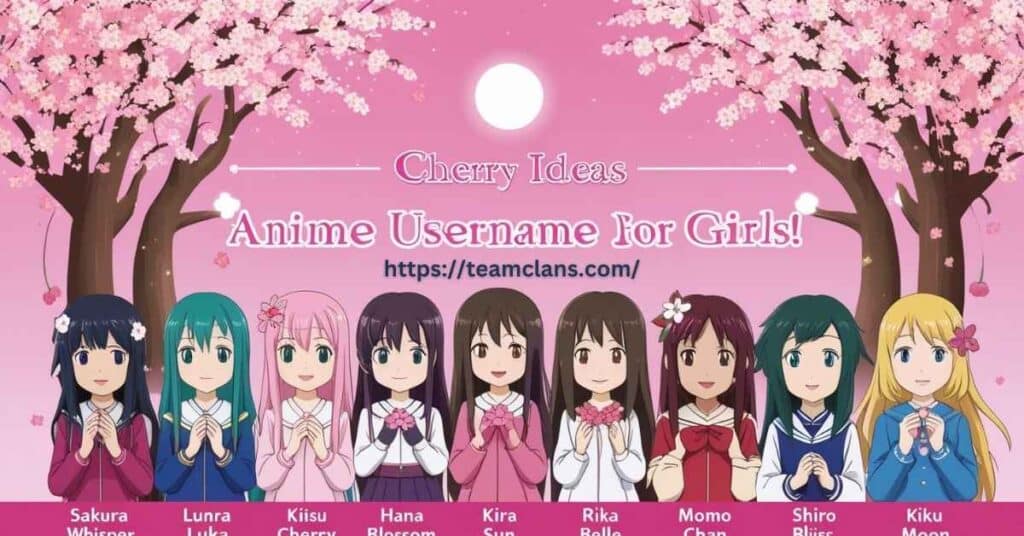 Anime Username Ideas for Girls