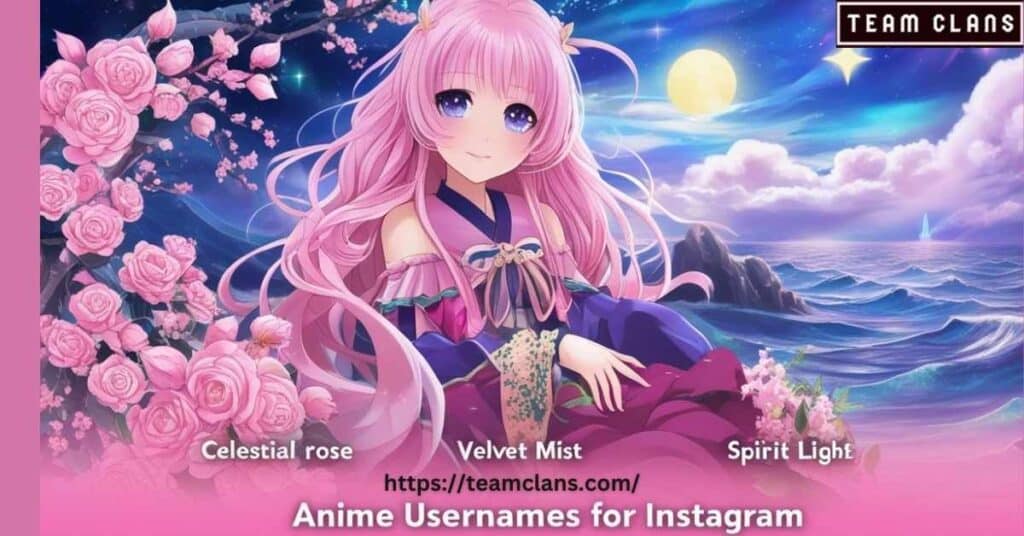 Anime Usernames for Instagram