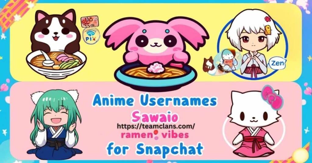 Anime Usernames for Snapchat