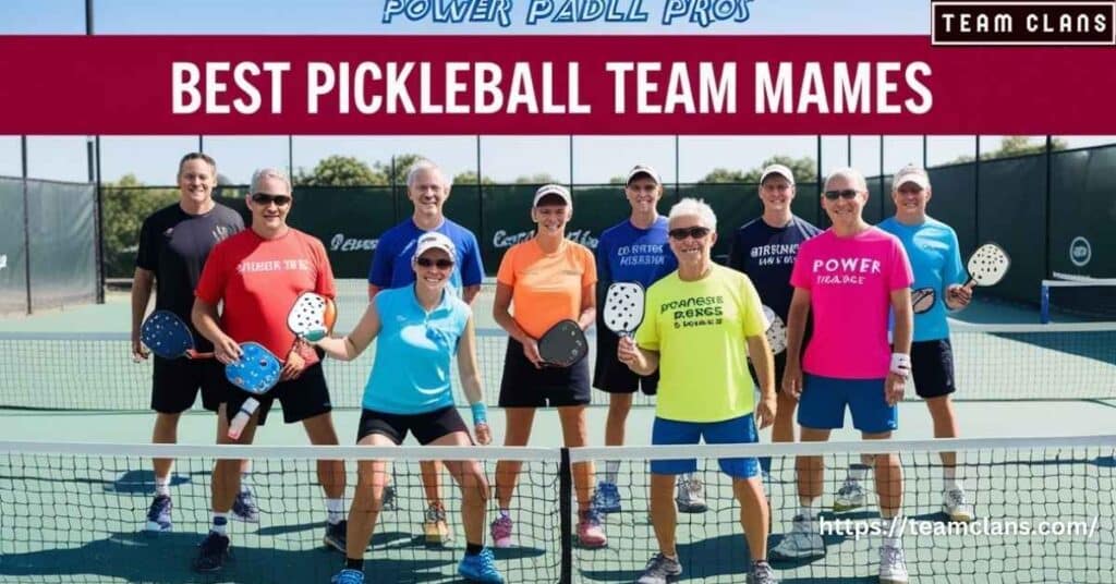 Best Pickleball Team Names