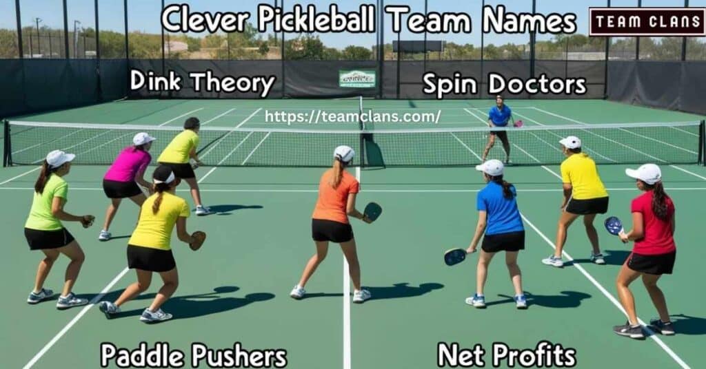 Clever Pickleball Team Names