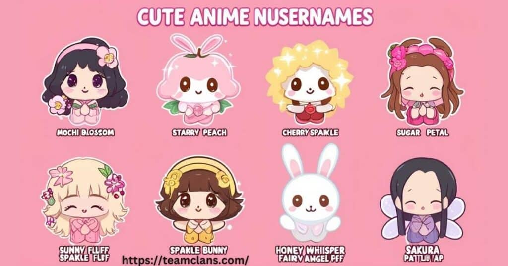 Cute Anime Usernames