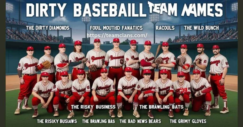 Dirty Baseball Team Names