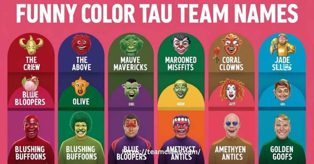 Funny Color Team Names