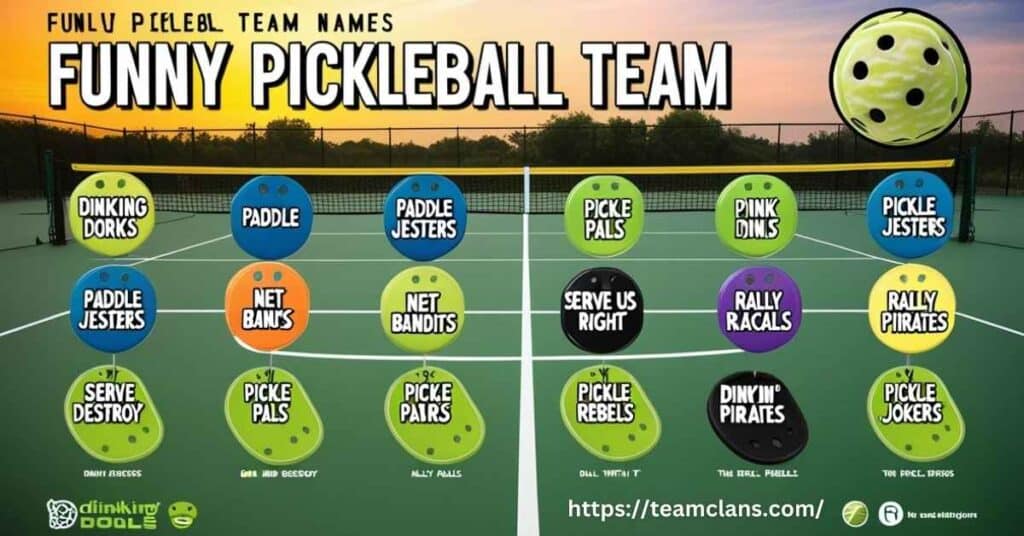 Funny Pickleball Team Names