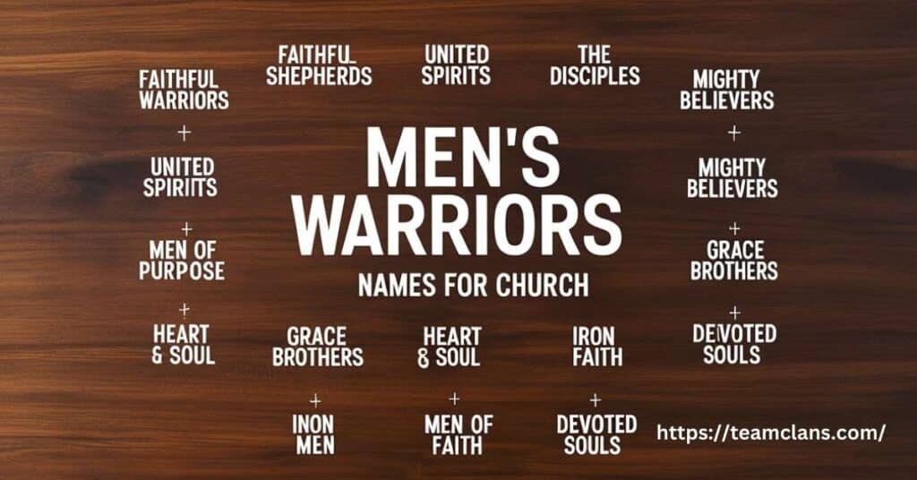 Men’s Group Names For Church