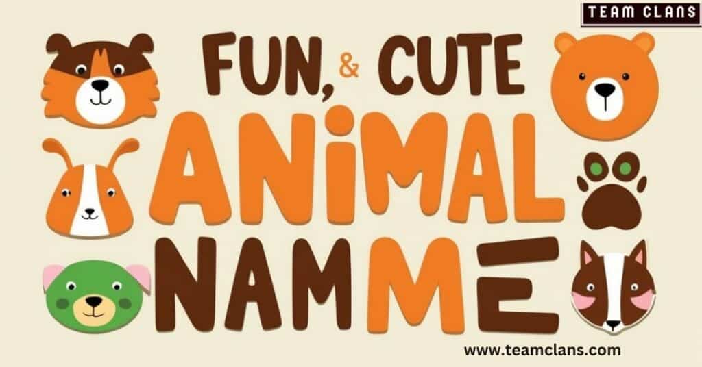 Animal-Inspired Funny Inappropriate Names