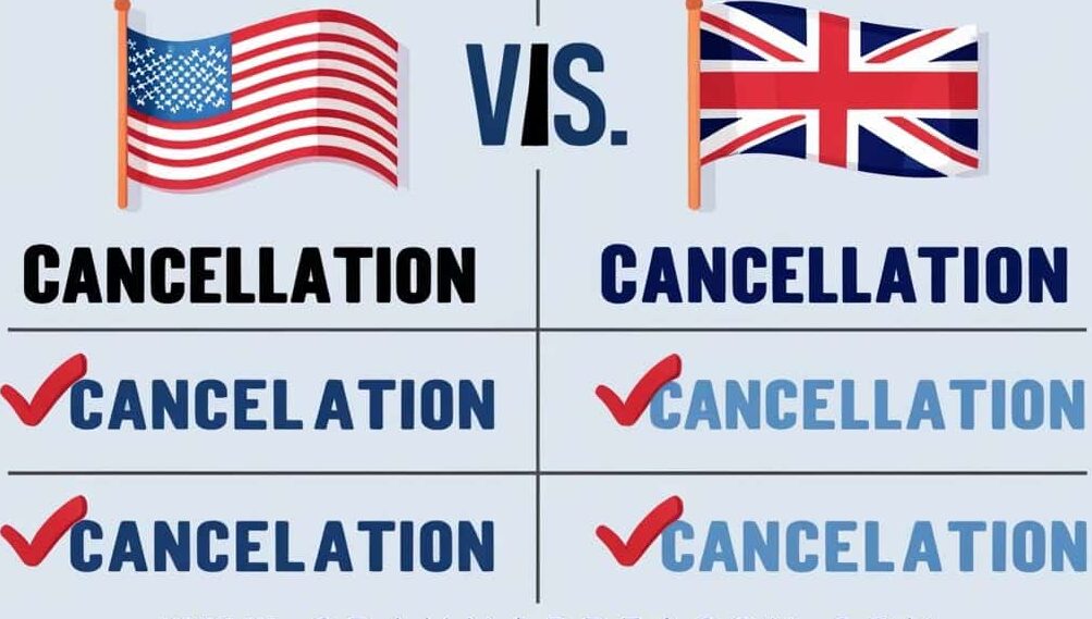 Cancellation vs Cancelation