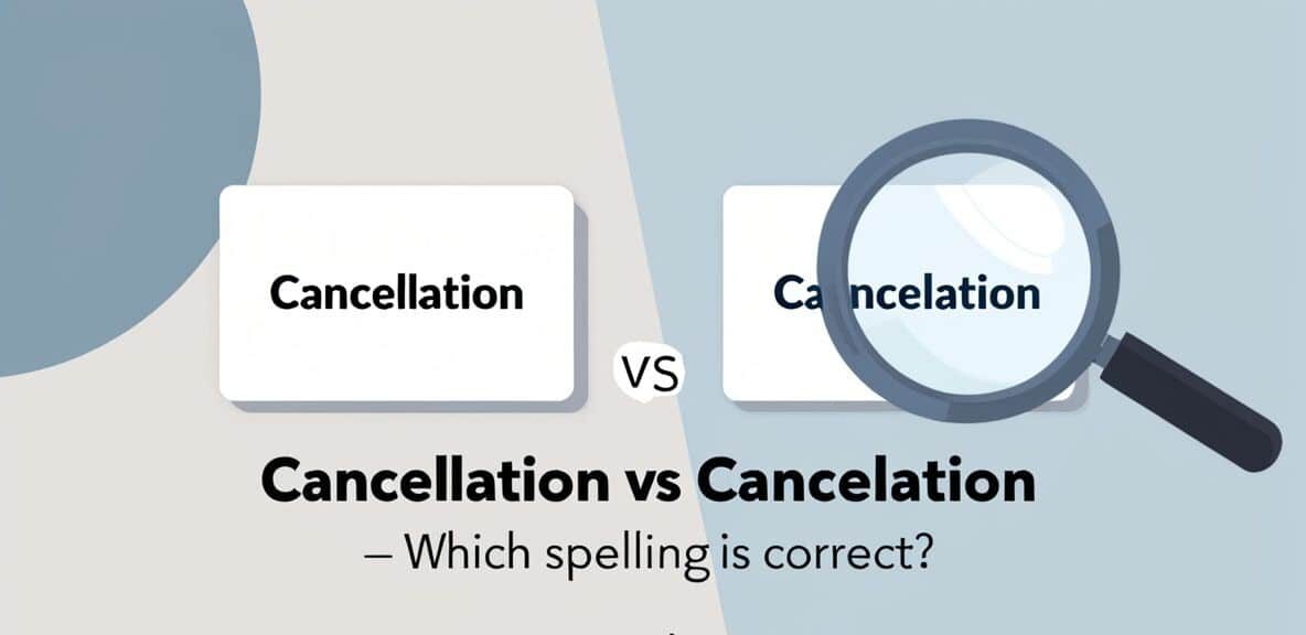 Cancellation vs Cancelation